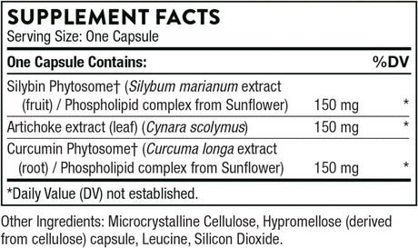 THORNE RESEARCH - Thorne S.A.T. Silymarin, Artichoke, and Turmeric Extracts 60 Capsulas - The Red Vitamin MX - Suplementos Alimenticios - {{ shop.shopifyCountryName }}