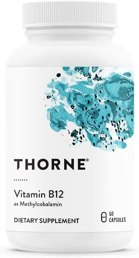 THORNE RESEARCH - Thorne Vitamin B12 as Methylcobalamin 60 Capsulas - The Red Vitamin MX - Suplementos Alimenticios - {{ shop.shopifyCountryName }}