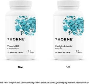 THORNE RESEARCH - Thorne Vitamin B12 as Methylcobalamin 60 Capsulas - The Red Vitamin MX - Suplementos Alimenticios - {{ shop.shopifyCountryName }}