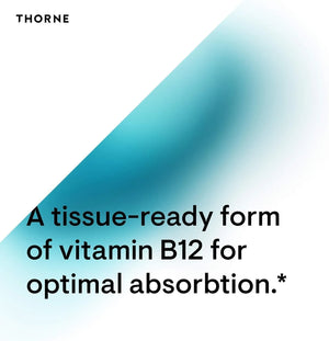 THORNE RESEARCH - Thorne Vitamin B12 as Methylcobalamin 60 Capsulas - The Red Vitamin MX - Suplementos Alimenticios - {{ shop.shopifyCountryName }}