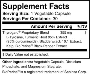 THYROGARD - Thyrogard Natural Thyroid Support 30 Capsulas - The Red Vitamin MX - Suplementos Alimenticios - {{ shop.shopifyCountryName }}