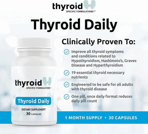 THYROID SPECIFIC FORMULATIONS - Thyroid Specific Formulations Thyroid Daily 30 Capsulas - The Red Vitamin MX - Suplementos Alimenticios - {{ shop.shopifyCountryName }}