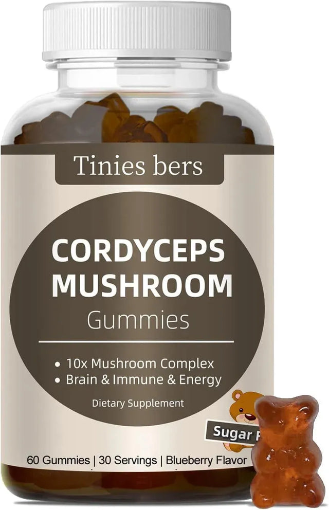 TINIES BERS - Tinies bers Cordyceps Gummies 60 Gomitas - The Red Vitamin MX - Suplementos Alimenticios - {{ shop.shopifyCountryName }}