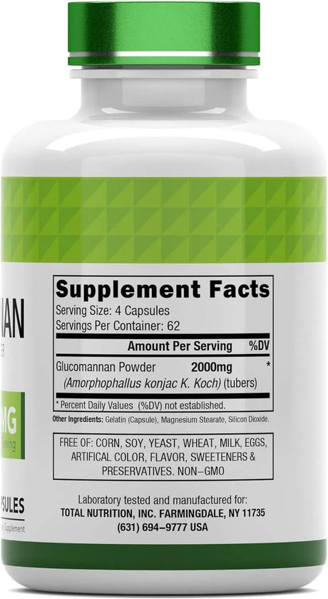 TNTVITAMINS - tnvitamins Glucomannan 2000Mg. 250 Capsulas - The Red Vitamin MX - Suplementos Alimenticios - {{ shop.shopifyCountryName }}