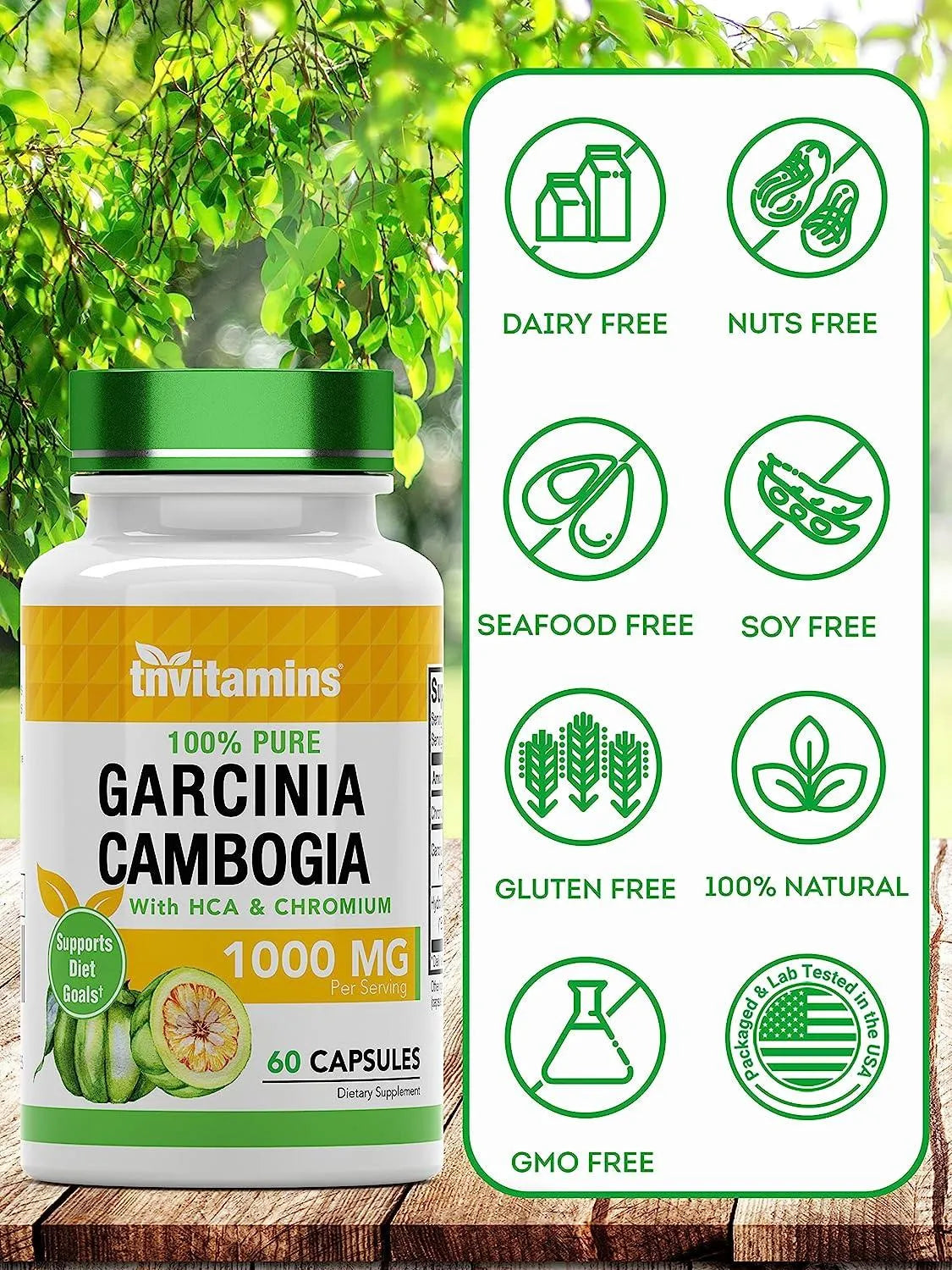 TNVITAMINS - tnvitamins Garcinia Cambogia Extract 1000Mg. 60 Capsulas - The Red Vitamin MX - Suplementos Alimenticios - {{ shop.shopifyCountryName }}