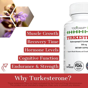 TODICAMP - Todicamp Turkesterone 500Mg. 60 Capsulas - The Red Vitamin MX - Suplementos Alimenticios - {{ shop.shopifyCountryName }}