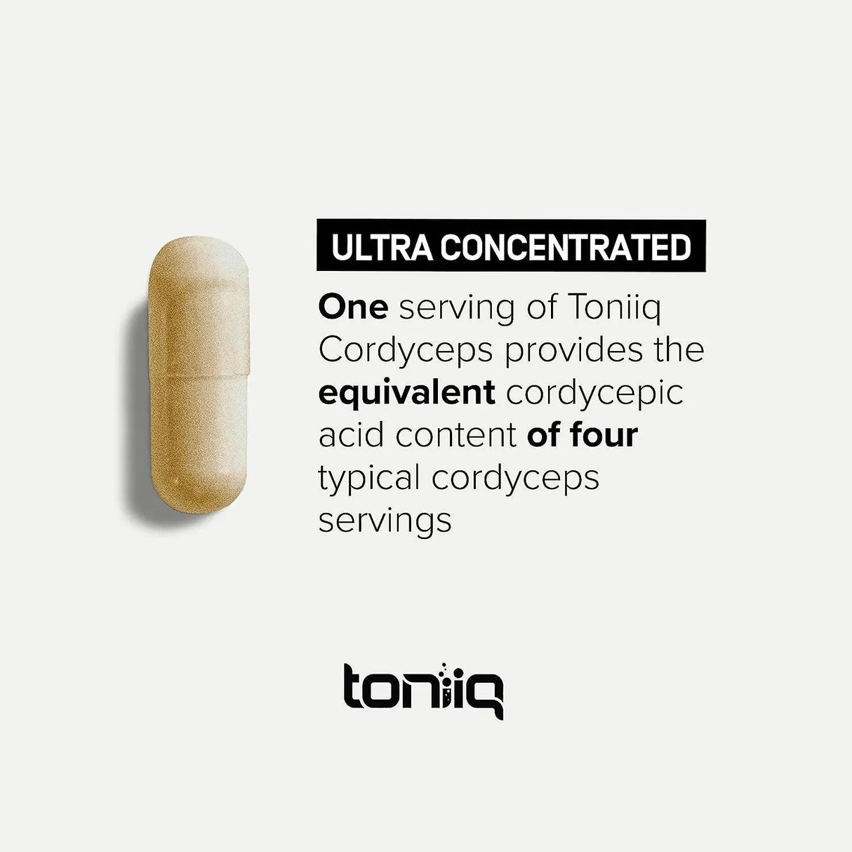 TONIIQ - Toniiq 2400mg 4X Concentrate Cordyceps Mushroom Extract 240 Capsulas - The Red Vitamin MX - Suplementos Alimenticios - {{ shop.shopifyCountryName }}