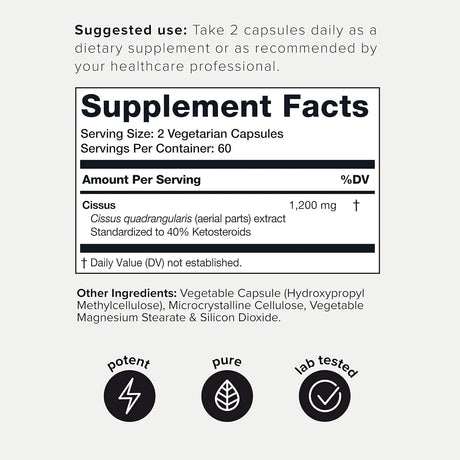 TONIIQ - Toniiq Cissus Quadrangularis 1200Mg. 120 Capsulas - The Red Vitamin MX - Suplementos Alimenticios - {{ shop.shopifyCountryName }}