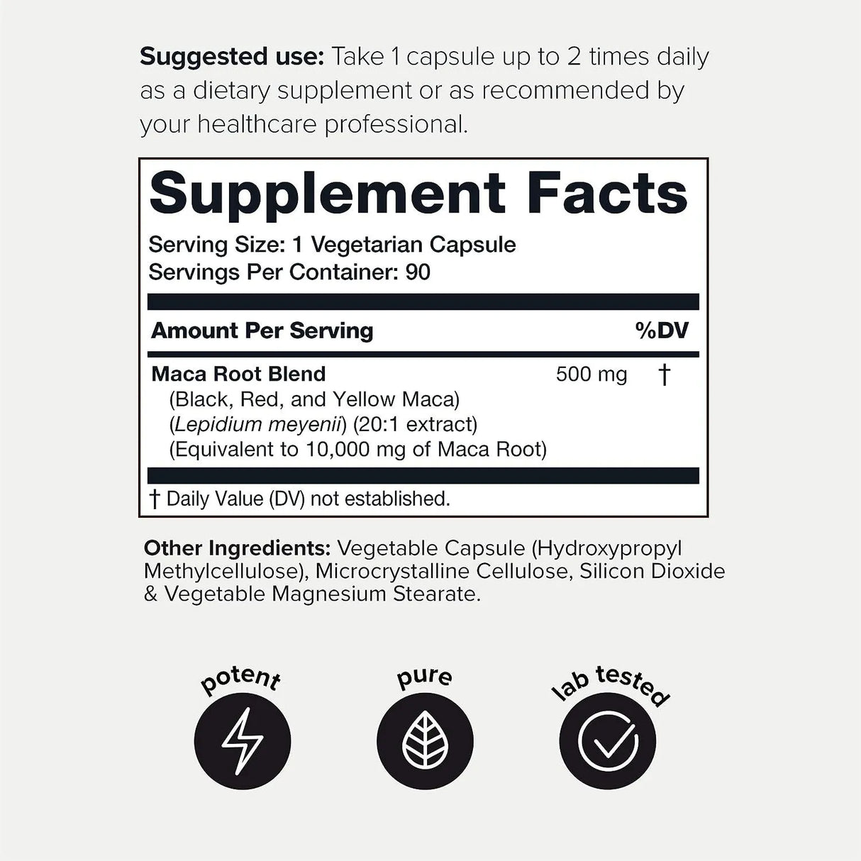 TONIIQ - Toniiq Maca Root 90 Capsulas - The Red Vitamin MX - Suplementos Alimenticios - {{ shop.shopifyCountryName }}