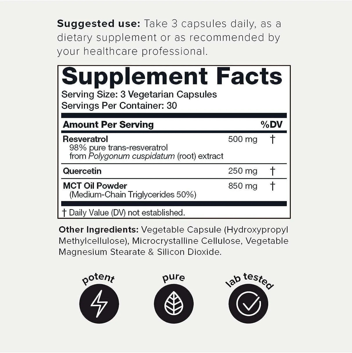 TONIIQ - Toniiq Resveratrol+ with Quercetin MCT Oil 90 Capsulas - The Red Vitamin MX - Suplementos Alimenticios - {{ shop.shopifyCountryName }}