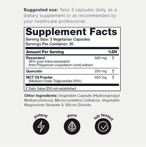 TONIIQ - Toniiq Resveratrol+ with Quercetin MCT Oil 90 Capsulas - The Red Vitamin MX - Suplementos Alimenticios - {{ shop.shopifyCountryName }}