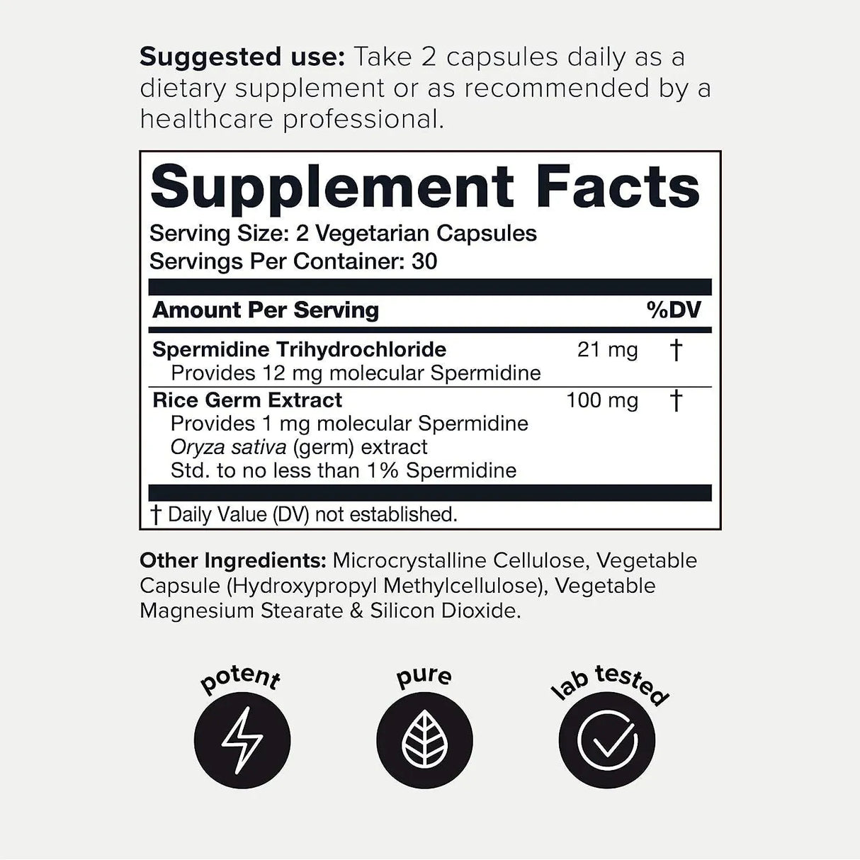 TONIIQ - Toniiq Spermidine 22Mg. Ultra Concentrated 60 Capsulas - The Red Vitamin MX - Suplementos Alimenticios - {{ shop.shopifyCountryName }}