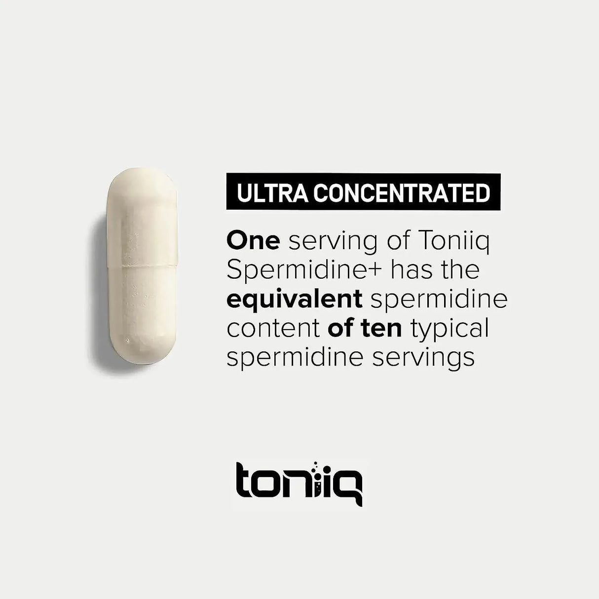 TONIIQ - Toniiq Spermidine 22Mg. Ultra Concentrated 60 Capsulas - The Red Vitamin MX - Suplementos Alimenticios - {{ shop.shopifyCountryName }}