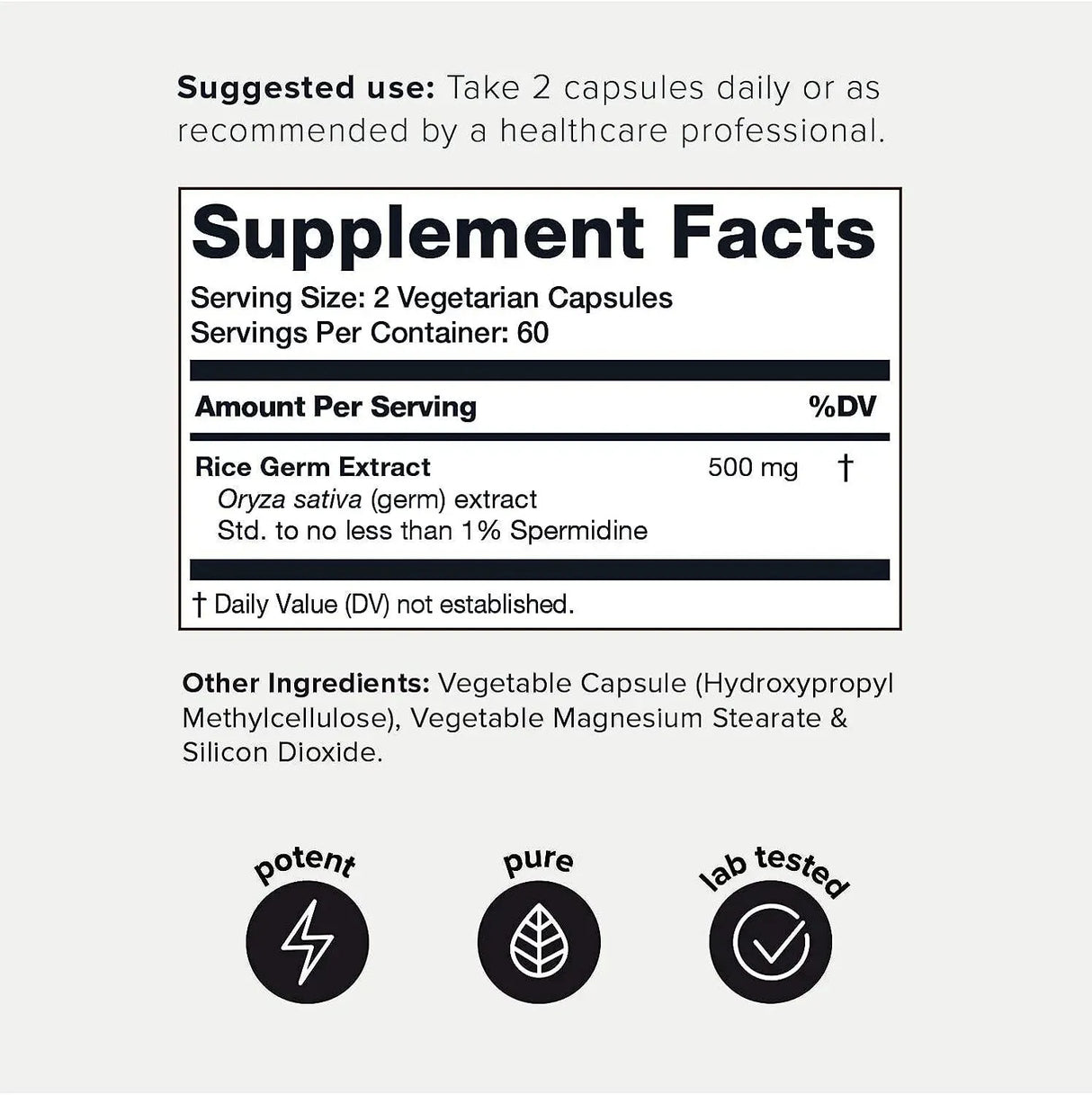 TONIIQ - Toniiq Spermidine Ultra Concentrated 500Mg. 120 Capsulas - The Red Vitamin MX - Suplementos Alimenticios - {{ shop.shopifyCountryName }}