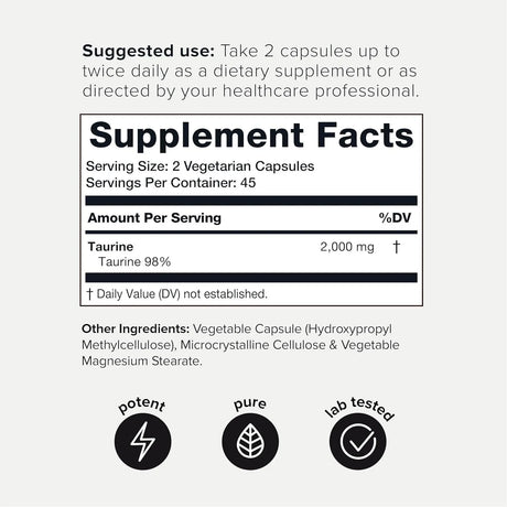 TONIIQ - Toniiq Taurine 2000Mg. 90 Capsulas - The Red Vitamin MX - Suplementos Alimenticios - {{ shop.shopifyCountryName }}