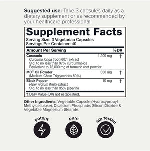 TONIIQ - Toniiq Turmeric Curcumin Supplements 1200Mg. 120 Capsulas - The Red Vitamin MX - Suplementos Alimenticios - {{ shop.shopifyCountryName }}