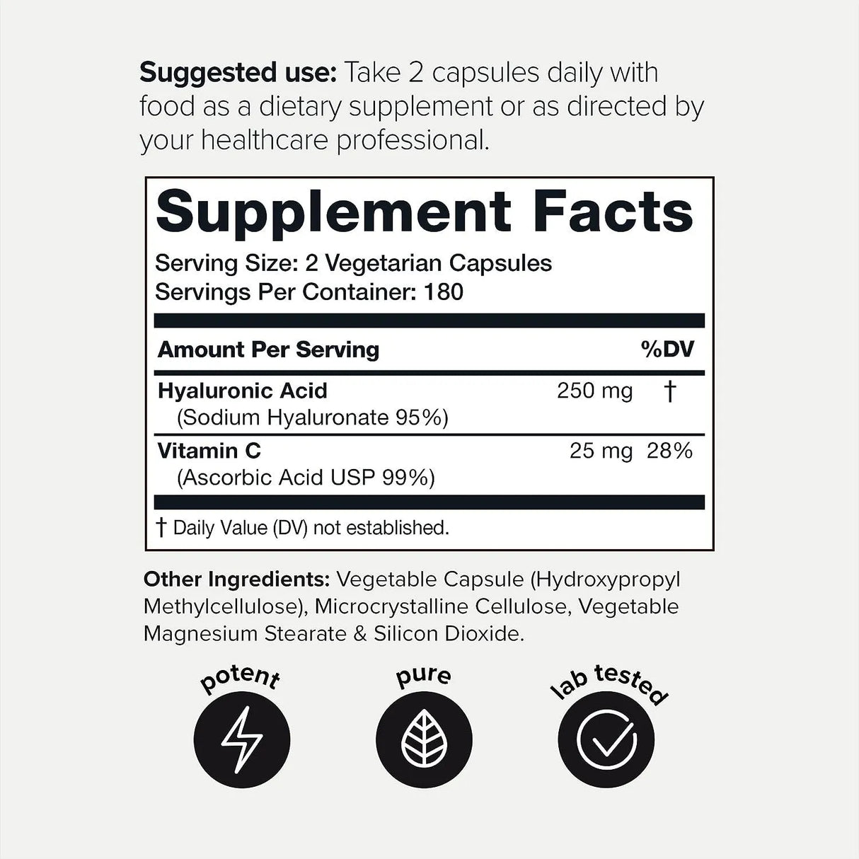 TONIIQ - Toniiq Ultra High Purity Hyaluronic Acid 275Mg. 360 Capsulas - The Red Vitamin MX - Suplementos Alimenticios - {{ shop.shopifyCountryName }}