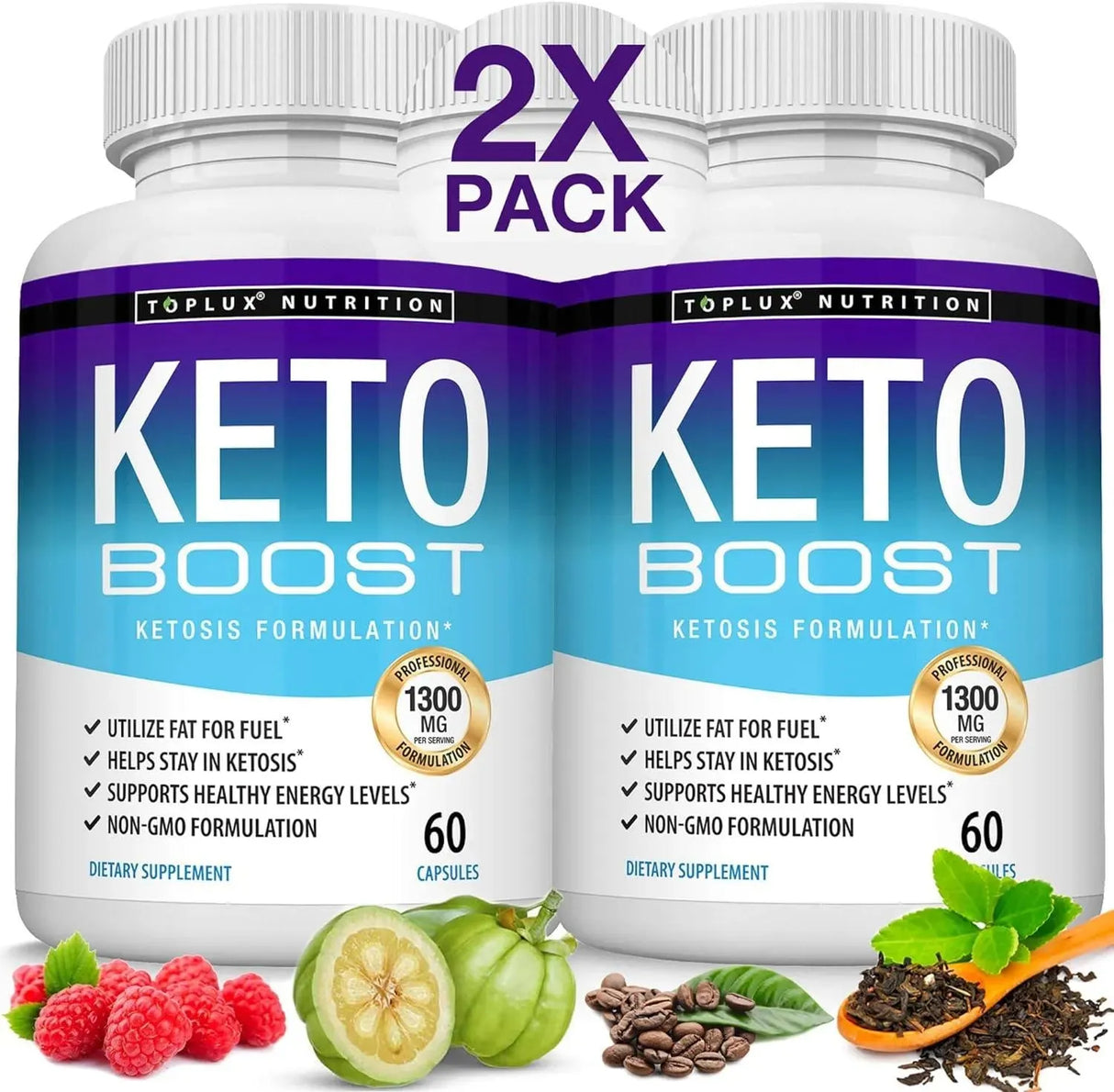 TOPLUX - Toplux Keto Boost Diet Pills Ketosis Supplement 60 Capsulas 2 Pack - The Red Vitamin MX - Suplementos Alimenticios - {{ shop.shopifyCountryName }}