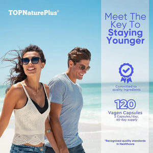 TOPNATUREPLUS - TOPNaturePlus NAD+ 500mMg. with TMG 250Mg. 120 Capsulas - The Red Vitamin MX - Suplementos Alimenticios - {{ shop.shopifyCountryName }}