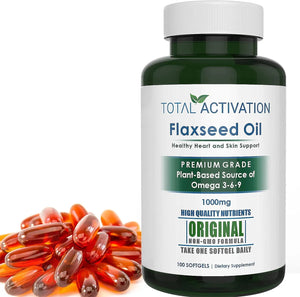 TOTAL ACTIVATION - Total Activation Organic Flaxseed Oil 1000Mg. 100 Capsulas Blandas - The Red Vitamin MX - Suplementos Alimenticios - {{ shop.shopifyCountryName }}