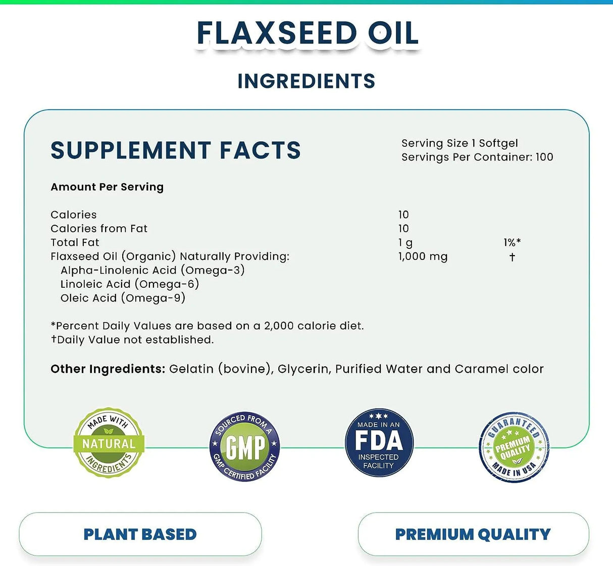 TOTAL ACTIVATION - Total Activation Organic Flaxseed Oil 1000Mg. 100 Capsulas Blandas - The Red Vitamin MX - Suplementos Alimenticios - {{ shop.shopifyCountryName }}