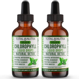 TOTAL NUTRA - Total Nutra Liquid Chlorophyll Drops 50Mg. 60Ml. 2 Pack - The Red Vitamin MX - Suplementos Alimenticios - {{ shop.shopifyCountryName }}