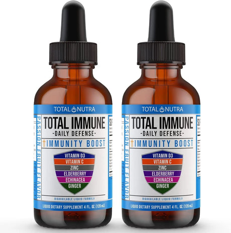 TOTAL NUTRA - Total Nutra Total Immune 6-in-1 Liquid Multivitamin Drops 120Ml. 2 Pack - The Red Vitamin MX - Suplementos Alimenticios - {{ shop.shopifyCountryName }}