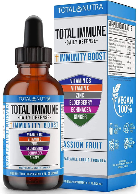 TOTAL NUTRA - Total Nutra Total Immune 6-in-1 Liquid Multivitamin Drops 120Ml. - The Red Vitamin MX - Suplementos Alimenticios - {{ shop.shopifyCountryName }}