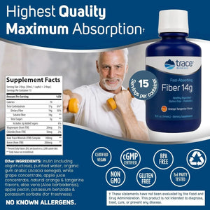 TRACE MINERALS - Trace Minerals Fast Absorbing Fiber 14g Liquid 144Ml. - The Red Vitamin MX - Suplementos Alimenticios - {{ shop.shopifyCountryName }}