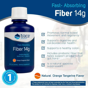 TRACE MINERALS - Trace Minerals Fast Absorbing Fiber 14g Liquid 144Ml. - The Red Vitamin MX - Suplementos Alimenticios - {{ shop.shopifyCountryName }}