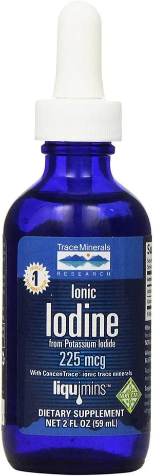 TRACE MINERALS - Trace Minerals Ionic Iodine from Potassium Iodide 225Mcg. 59Ml. - The Red Vitamin MX - Suplementos Alimenticios - {{ shop.shopifyCountryName }}