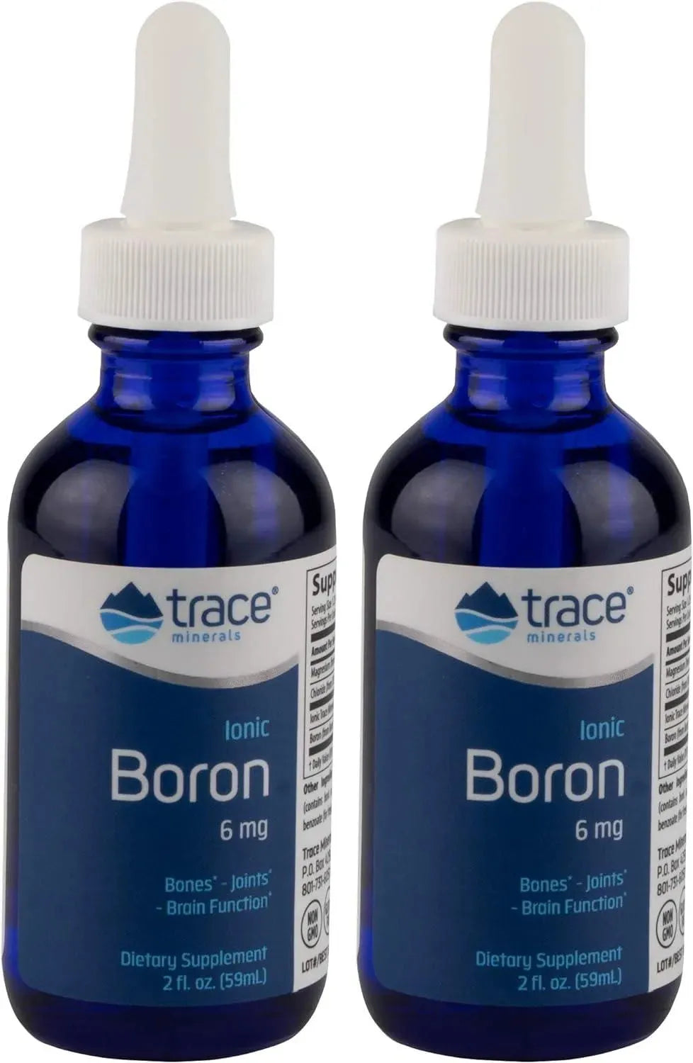 TRACE MINERALS - Trace Minerals Liquid Ionic Boron 6 Mg. 2 Fl.Oz. 2 Pack - The Red Vitamin MX - Suplementos Alimenticios - {{ shop.shopifyCountryName }}