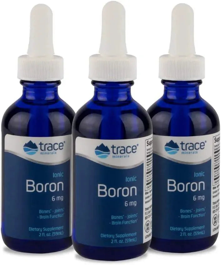 TRACE MINERALS - Trace Minerals Liquid Ionic Boron 6 Mg. 2 Fl.Oz. 3 Pack - The Red Vitamin MX - Suplementos Alimenticios - {{ shop.shopifyCountryName }}