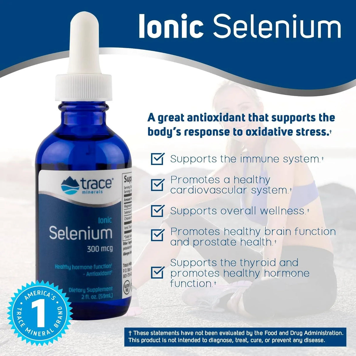 TRACE MINERALS - Trace Minerals Liquid Ionic Selenium 300mcg 118Ml. - The Red Vitamin MX - Suplementos Alimenticios - {{ shop.shopifyCountryName }}