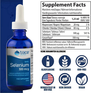 TRACE MINERALS - Trace Minerals Liquid Ionic Selenium 300mcg 59Ml. - The Red Vitamin MX - Suplementos Alimenticios - {{ shop.shopifyCountryName }}