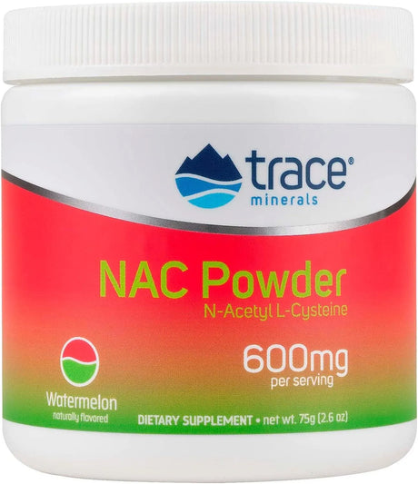 TRACE MINERALS - Trace Minerals NAC Powder with N-Acetyl L-Cysteine 75Gr. - The Red Vitamin MX - Suplementos Alimenticios - {{ shop.shopifyCountryName }}