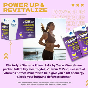 TRACE MINERALS - Trace Minerals Power Pak Electrolyte + Immunity Boost Drink Packets 30 Paquetes - The Red Vitamin MX - Suplementos Alimenticios - {{ shop.shopifyCountryName }}