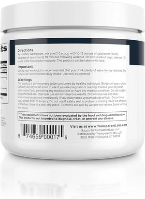 TRANSPARENT LABS - Transparent Labs Creatine HMB 210Gr. - The Red Vitamin MX - Suplementos Alimenticios - {{ shop.shopifyCountryName }}