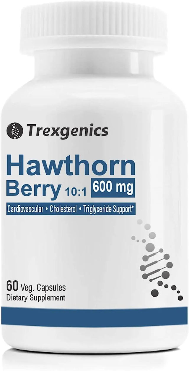 TREXGENICS - Trexgenics Hawthorn Berry 600Mg. 60 Capsulas - The Red Vitamin MX - Suplementos Alimenticios - {{ shop.shopifyCountryName }}