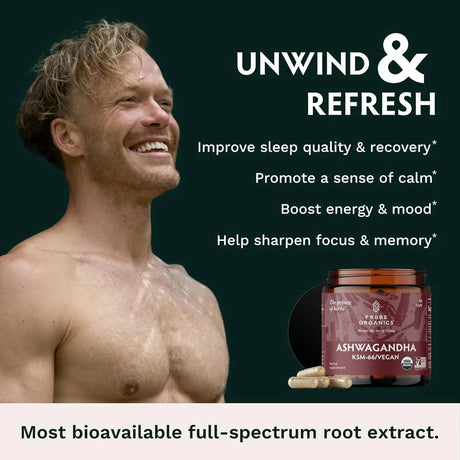 TRIBE ORGANICS - Tribe Organics Ashwagandha KSM 66 Pure Organic Root Powder Extract - The Red Vitamin MX - Suplementos Alimenticios - {{ shop.shopifyCountryName }}