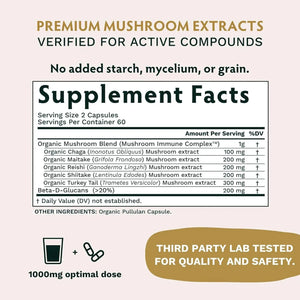 TRIBE ORGANICS - Tribe Organics Mushroom Complex 120 Capsulas - The Red Vitamin MX - Suplementos Alimenticios - {{ shop.shopifyCountryName }}