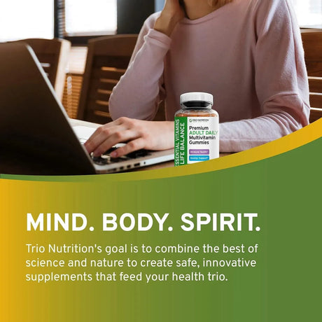 TRIO NUTRITION - Trio Nutrition Adult Daily Multivitamin 60 Gomitas - The Red Vitamin MX - Suplementos Alimenticios - {{ shop.shopifyCountryName }}