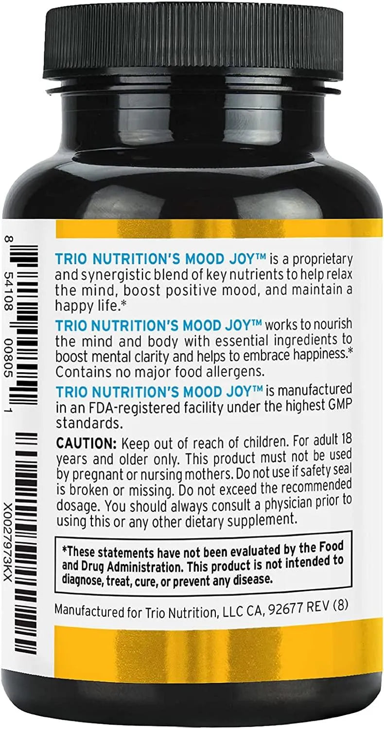 TRIO NUTRITION - Trio Nutrition Mood Joy Premium 5-HTP 60 Capsulas - The Red Vitamin MX - Suplementos Alimenticios - {{ shop.shopifyCountryName }}