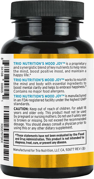 TRIO NUTRITION - Trio Nutrition Mood Joy Premium 5-HTP 60 Capsulas - The Red Vitamin MX - Suplementos Alimenticios - {{ shop.shopifyCountryName }}