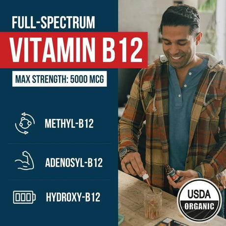 TRIQUETRA - BioActive Vitamin B12 5000mcg 1 Fl.Oz. - The Red Vitamin MX - Suplementos Alimenticios - {{ shop.shopifyCountryName }}