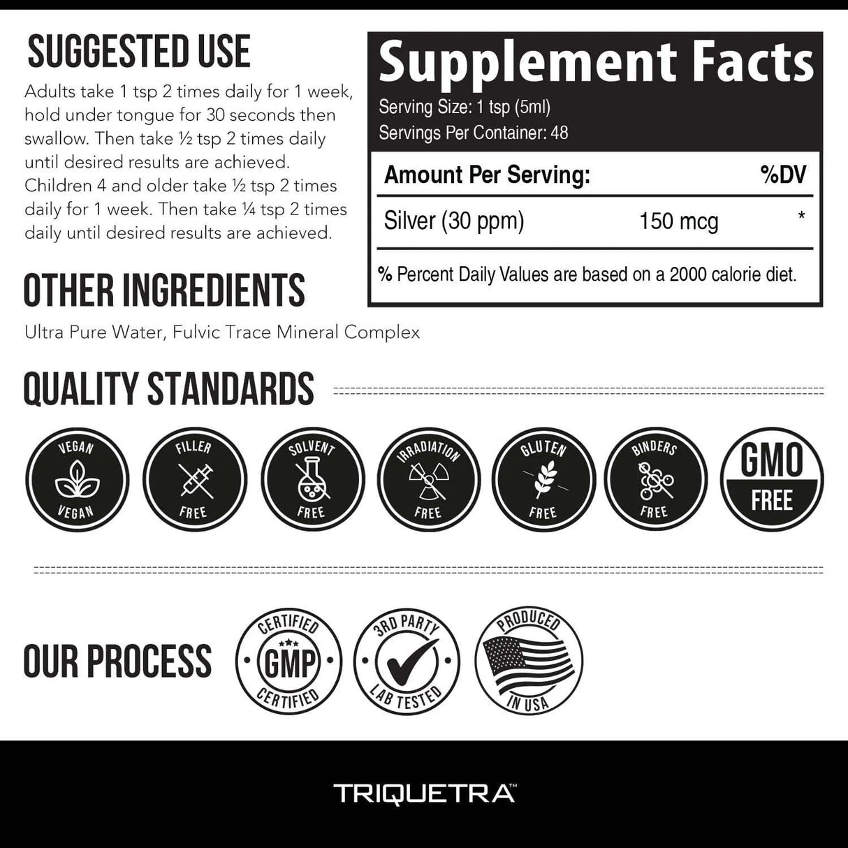 TRIQUETRA - Triquetra Bioactive Colloidal Silver 30 PPM 240Ml. - The Red Vitamin MX - Suplementos Alimenticios - {{ shop.shopifyCountryName }}