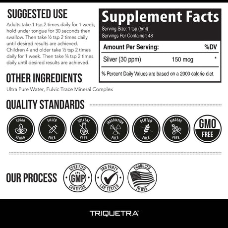 TRIQUETRA - Triquetra Bioactive Colloidal Silver 30 PPM 240Ml. - The Red Vitamin MX - Suplementos Alimenticios - {{ shop.shopifyCountryName }}