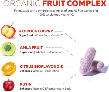 TRIQUETRA - Triquetra Health Organic Vitamin C 250Mg. 90 Capsulas - The Red Vitamin MX - Suplementos Alimenticios - {{ shop.shopifyCountryName }}