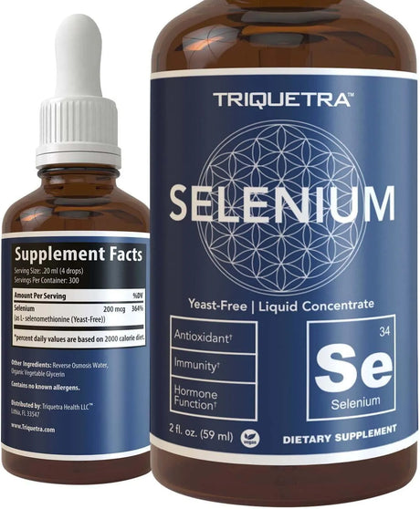 TRIQUETRA - Triquetra Health Selenium 200mcg Liquid Concentrate 59 Ml. - The Red Vitamin MX - Suplementos Alimenticios - {{ shop.shopifyCountryName }}