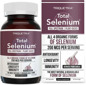 TRIQUETRA - Triquetra Health Total Selenium 200mcg 60 Capsulas - The Red Vitamin MX - Suplementos Alimenticios - {{ shop.shopifyCountryName }}